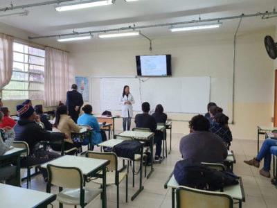 Palestra sobre APH e Home Care na ETEC Demétrius Azevedo Júnior em Itapeva